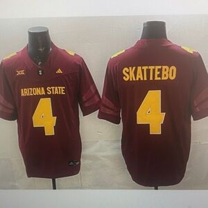 Cam Skattebo Red Stitched Maroon Jersey Vapor
